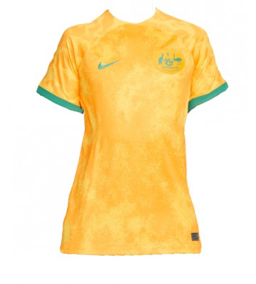 Maillot de foot Australie Domicile Femmes Monde 2022 Manches Courte